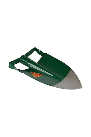 Çift Baskılı Bel Bağ Bahçe Küreği Saplı