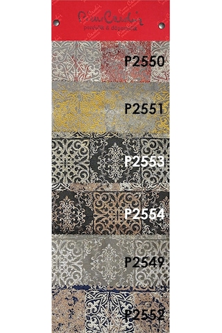 Pierre Cardin Venezia 36 Pano Fon Perde / 6 Farklı Renk Seçeneği Çok Renkli