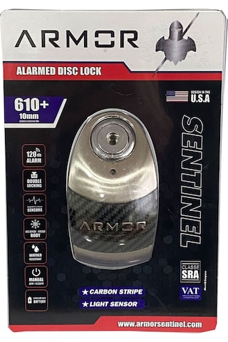Armor 610 MVA Plus Alarmlı Disk Kilidi (10 mm.) Yeni Version