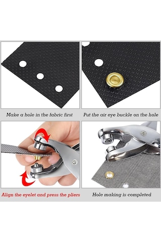 Depomega 2 Li Kemer Delme Perçin Pensesi Deri Delme Set