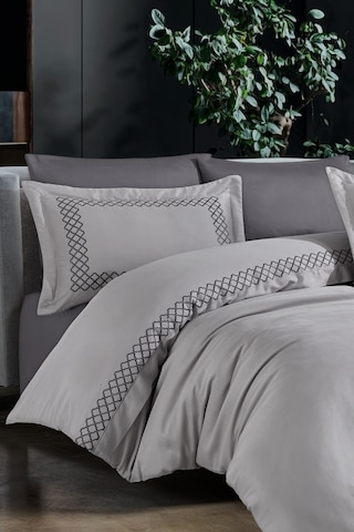 Nazik Home Dolce Gri-Antrasit Nevresim Takımı Çk