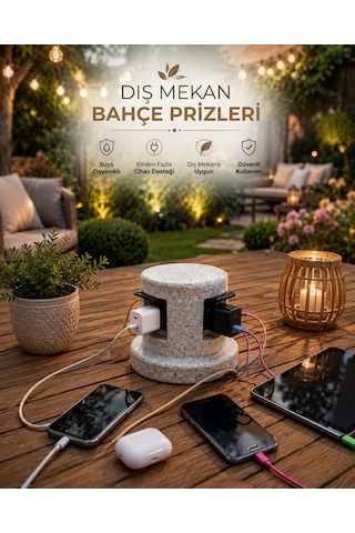 Ness Socket Bahçe Prizi