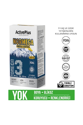 Activeplus Normega Omega-3 Softgel
