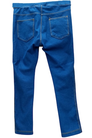 Kız Çocuk Kot Pantolon Görünümlü Mevsimlik Mavi Renk Tayt Mavi