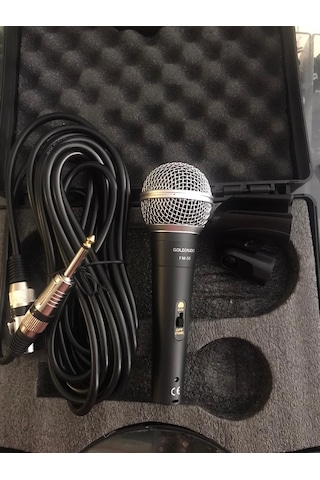 Fm 58 Gold Audio Dinamic Mikrofon Metal El Mikrofonu