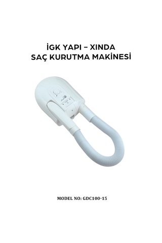 İgk Yapı Xında Hortumlu Saç Kurutma Makinesi Gdc100-15
