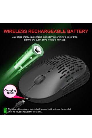 HXSJ T38 2.4G 3 Ayarlanabilir DPI Sessiz Kablosuz Fare