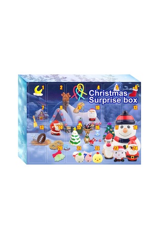 Noel Rastgele Oyuncaklar Advent Takvimi Çocuklar Ve Gençler İçin Noel Hediyeleri Çocuklar Ve Arkadaşlar İçin Eğlenceli Geri Sayım Toy Seti Çok Renkli
