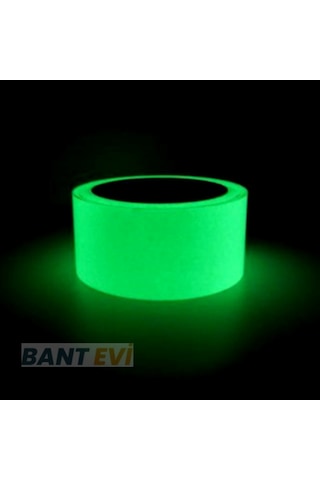 Fosforlu Bant 5cmx5mt Gece Parlayan Fotolümenli Şerit Bant