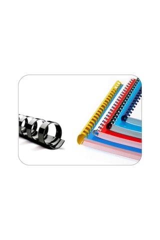 Mapibind 16mm Plastik Spiral beyaz 100 Adet