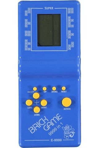 Tetris El Atarisi Mavi Nostaljik Oyuncak