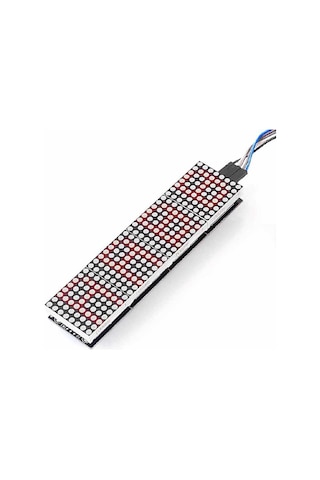 Robotistan 4'Lü 8X8 Kırmızı Dot Matrix Board