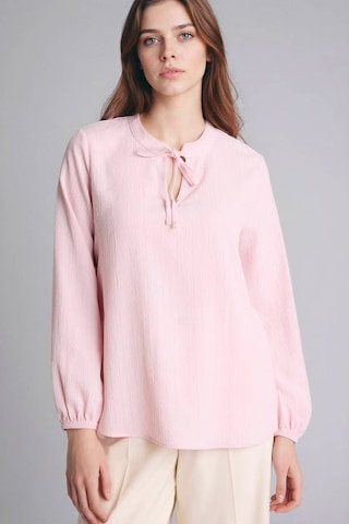Defacto Gofre Dokulu Bluz H0491ax26sppn74 Pembe-pn74