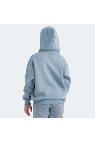 Slazenger LENE Çocuk Kapüşonlu Cepli Mavi Sweatshirt