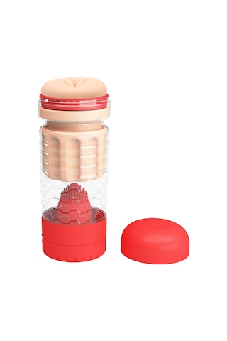 Odins Shop Dil Uyarım Titreşimli Realistik Suni Vajina Erkek Mastürbatör K