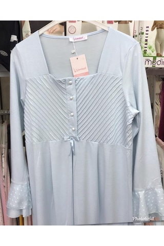 Limissi 2106 Mavi Hamile Lohusa Pijama Takımı