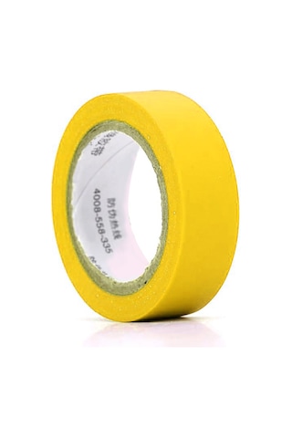 İzole Pvc Topraklama Elektrikçi Bandı Sarı 19mm X 9m Kablo İşaretleme Ve İzolasyon Bandı