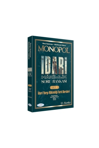 Monopol İdari Hâkimlik Açıklamalı Soru Bankası 13. Baskı