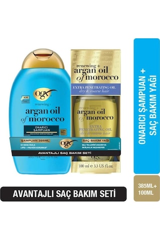 Organix Argan Oil Of Morocco Şampuan 385 Ml+argan Saç Bakım Yağı 100 Ml Set