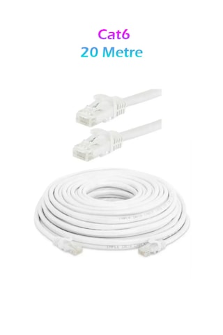 Cat 6 Ethernet Kablosu 20 Metre Cat 6 Ethernet Kablosu 20 Metre