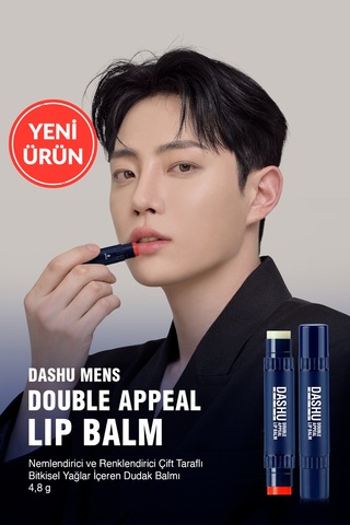 Dashu Mens Double Appeal Lip Balm Kırmızı