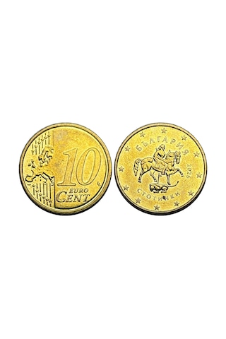 Avrupa - Bulgaristan 2026 Yılı Yeni Baskı 10 Euro Cent Koleksiyon Para Çil Unc Avrupa - Bulgaristan 2026 Yılı Yeni Baskı 10 Euro Cent Koleksiyon Para Çil Unc