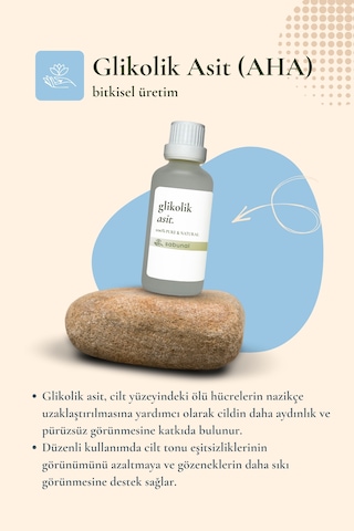 Glikolik Asit Aha 50 Ml - Leke Karşıtı, Cilt Tonu Dengeleyici Aha Serum