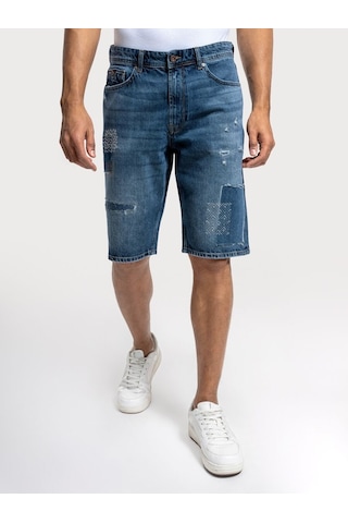 LOFT Straight Fit Erkek Şort Lf2036133 Q1.v1 Denim