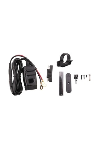 Novahub Usb+c Tipi Şarj Qc3.0 Motosiklet Kırmızı Cihazı Altın Hk Altın