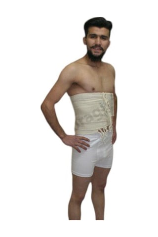 Saçakli Örme Yün Dolama Kuşak Bel si Bel Fıtığı