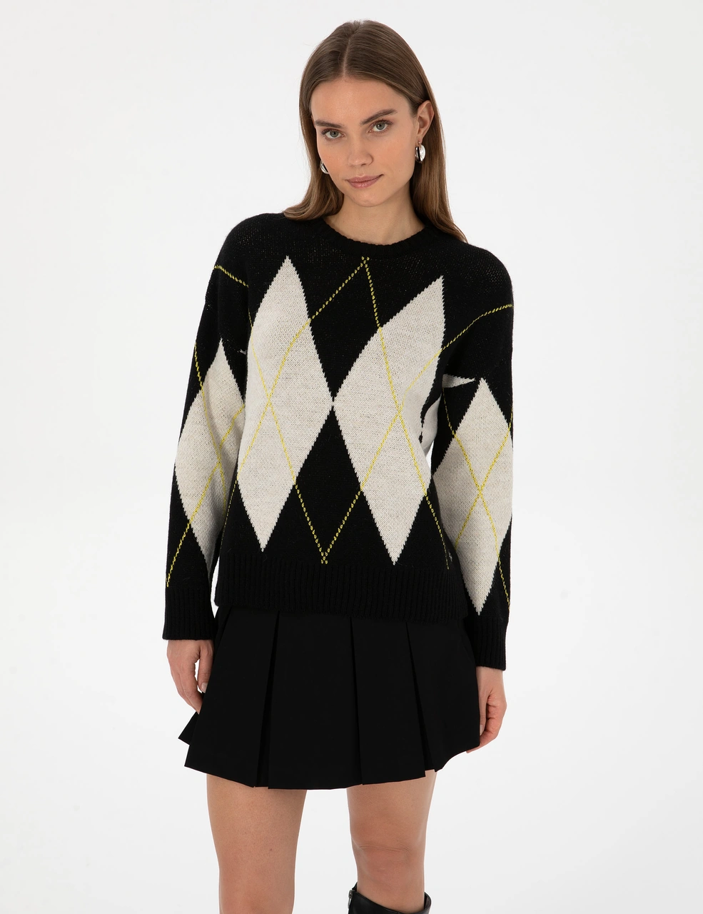 Pierre Cardin Kadın Siyah Kazak /triko 50317089-vr046 Siyah
