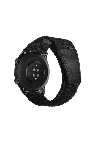 Gear S3 22mm Magic Nylon Zore Kordon-siyah