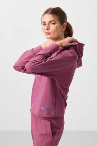 Soft Vişne Kapüşonlu Oversize Kadın Eşofman Takım - 95336 Soft Vişne/soft Vişne