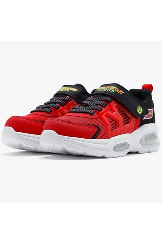 Skechers Lights Pristmatrons Kids Sneaker Lastik Bağcıklı Cırtlı Işıklı Günlük Çocuk Spor Ayakkabı Kırmızı