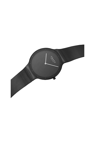 Obaku Denmark V307gxbbmb Quartz Hasır Siyah 40 Mm Erkek Kol Saati Gri
