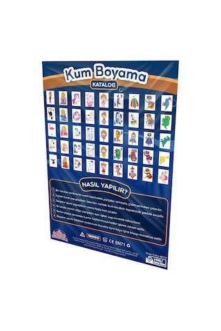 Çizgili Balık Kum Boyama Aktivite Seti
