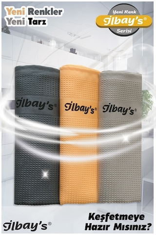 İlbay's Baskılı Mikrofiber Temizlik Bezi 3'lü 40 x 60 CM