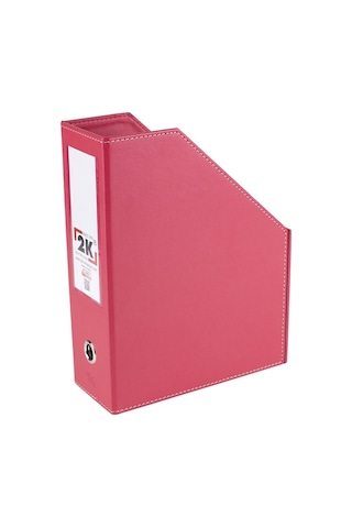 Magazinlik Suni Deri Masa Üstü A4 9 Cm Geniş 23x30 Cm Siyah