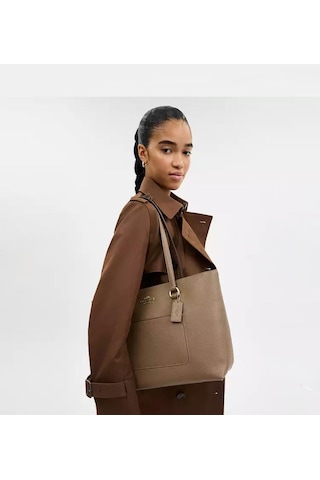 Coach Station Tote Bag Kadın Çanta Vizon