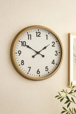 Zentime 60 Cm Eskitme Vintage Duvar Saati Çok Renkli