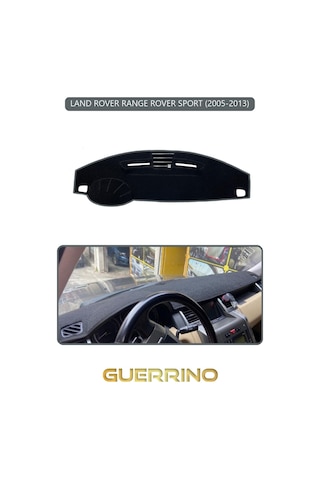 Land Rover Range Rover Sport 2005-2013 Uyumlu Torpido Koruma Halısı Gri Kenar