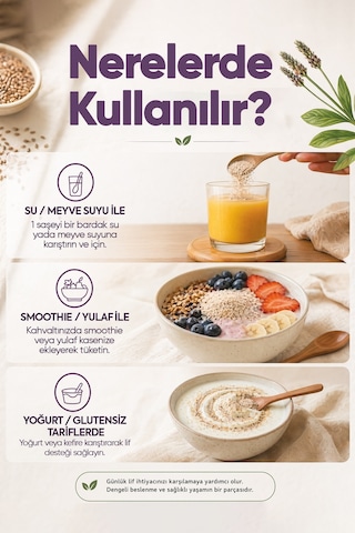 Karnıyarık Otu Psyllium Tozu 30 Saşe X 5 Gr
