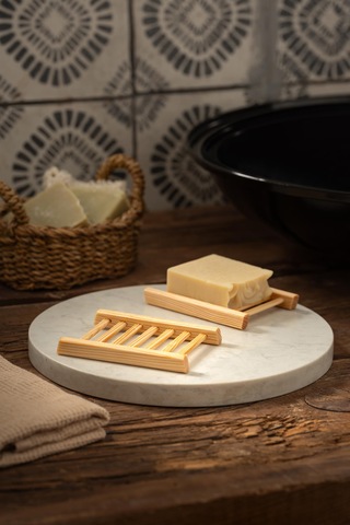 1001 Çiftliği Doğal Çam Ahşap Sabunluk