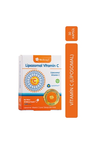 Medicago Lipozomal Vitamin C 30 Bitkisel Kapsül