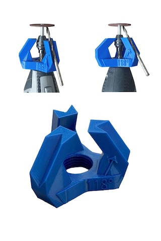 Dremel Uyumlu 3 Açılı Matkap Ucu Bileme Aparatı