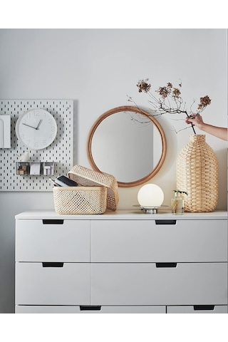 Ikea Tromma Duvar Saati, 25 Cm, Beyaz Çok Renkli
