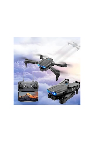 Çift Kamera Drone Uzaktan Kumanda App Destekli Quadcopter Tek Tuş İniş Kalkış