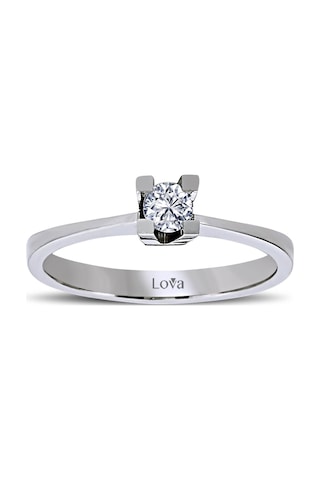 Lova G Renk 0,17 Karat Pırlanta Tektaş Yüzük - 1040061
