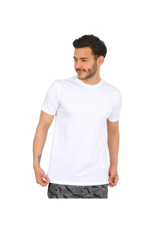 Joma Erkek T-shirt B.yaka Pamuk Evon M 4241102 Beyaz