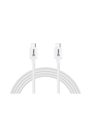 Ktools Pd Fast Usb-C Type C Beyaz 60W Data Kablo